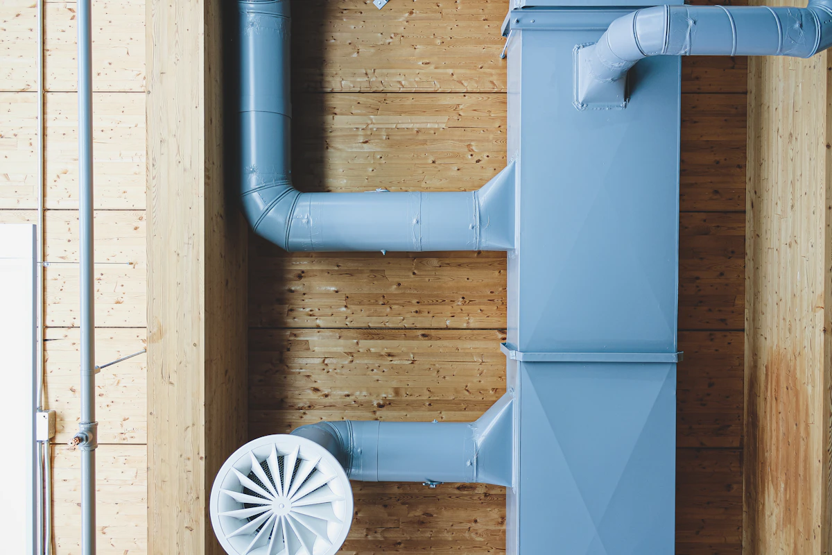 Ventilation ductwork and an air diffuser